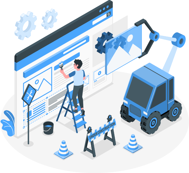imagem site sendo construido